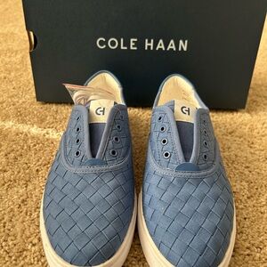 Cole Haan Men's Blue Woven Sneaker